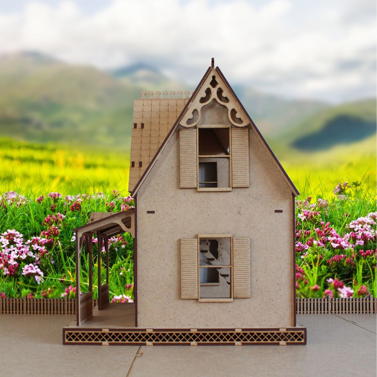 Kit maison Miniature Cottage - L'Atelier Laser